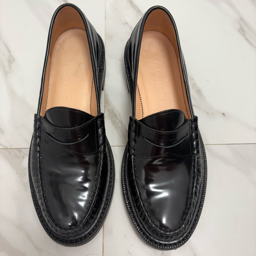 J. Crew Rowan Leather Loafers